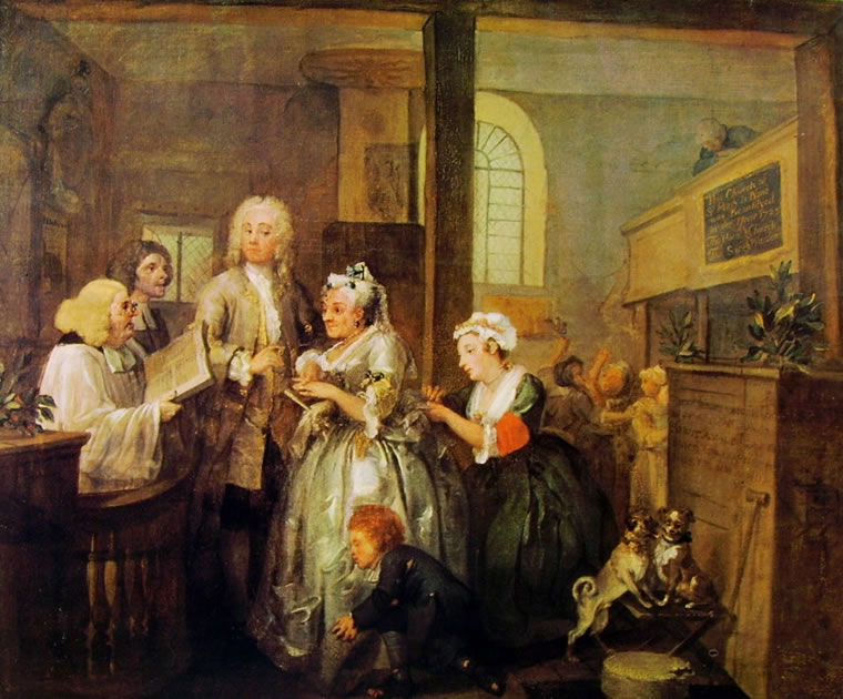 William Hogarth: La carriera del libertino - Il matrimonio