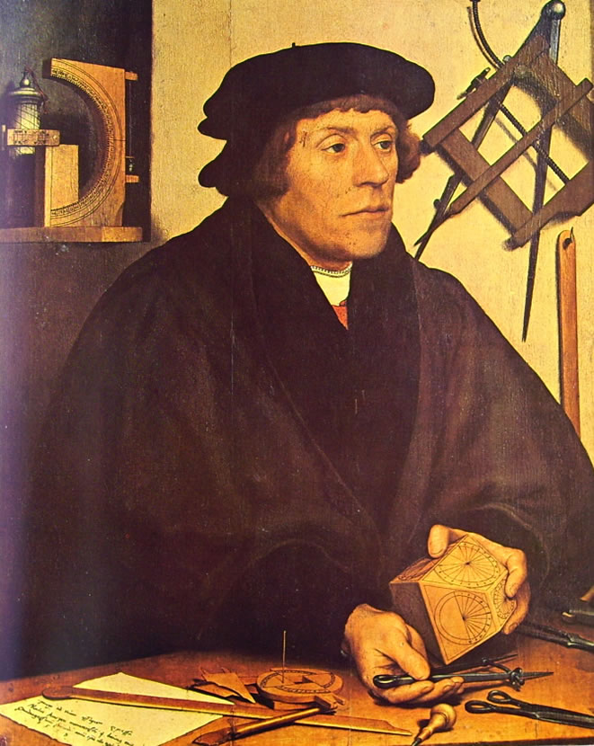 Hans Holbein il Giovane: Ritratto dell'astronomo Nikolaus