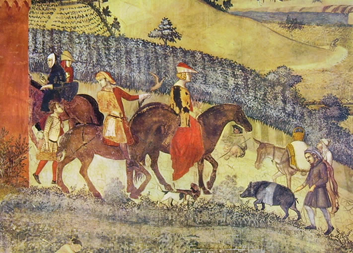 Ambrogio Lorenzetti: La campagna ben governata