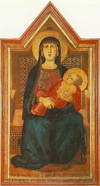 Ambrogio Lorenzetti: Madonna col Bambino (Val di Pesa)