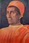34 Opere di Andrea Mantegna - ritratto del cardinale carlo dei Medici