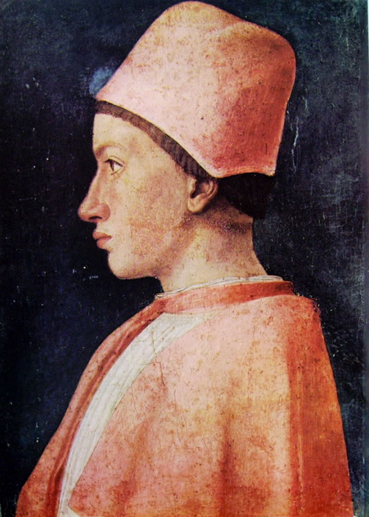 Mantegna: Ritratto di un prelato di casa Gonzaga