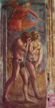 44 Masaccio - Cappella brancacci - La cacciata dall'Eden