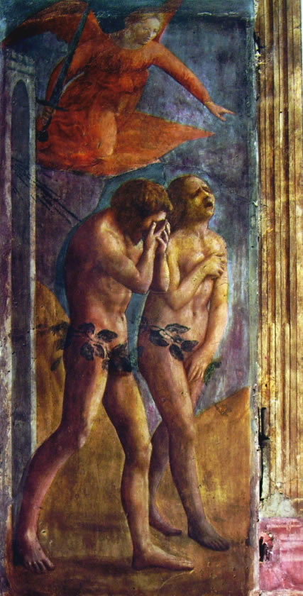 Masaccio: Cappella Brancacci: La cacciata dei progenitori