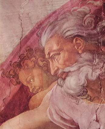 Michelangelo Buonarroti: particolare della scena