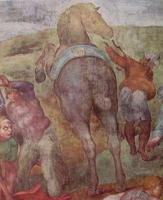 Michelangelo - La conversione di Saulo, Cappella Paolina