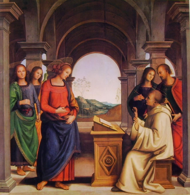 Il Perugino: La visione di San Bernardo