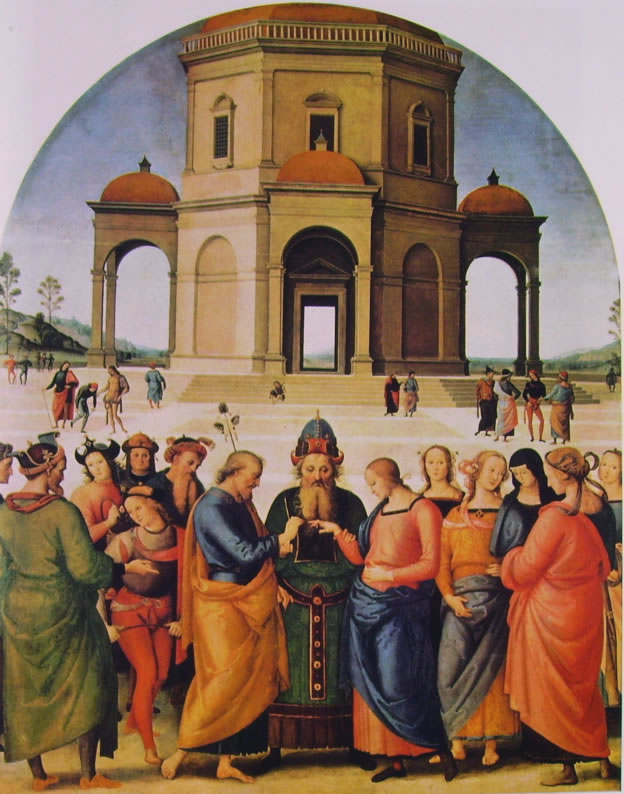 Lo sposalizio della Vergine del Perugino