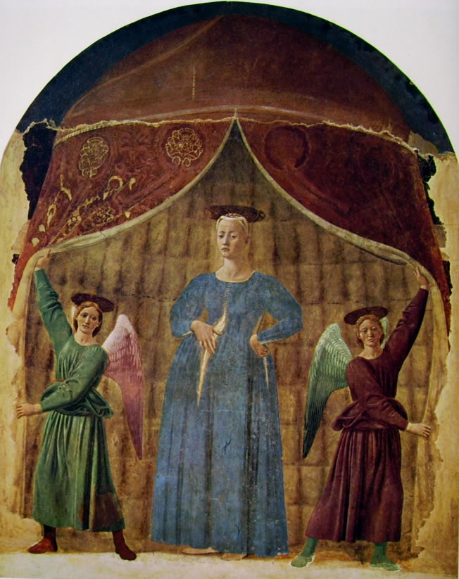 Madonna del parto" di Piero della Francesca