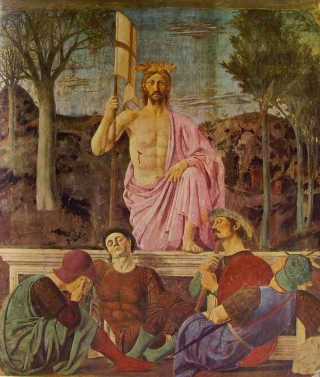 Piero della Francesca: La resurrezione di Cristo