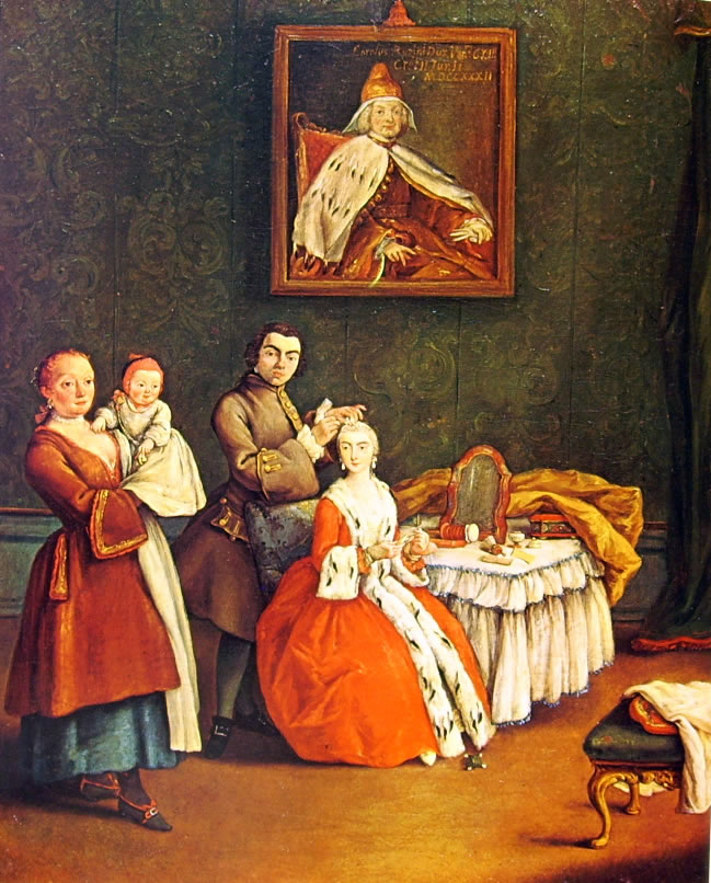 Il parrucchiere di Pietro Longhi