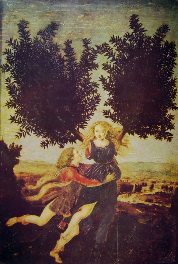 Antonio del Pollaiolo: Apollo e Dafne