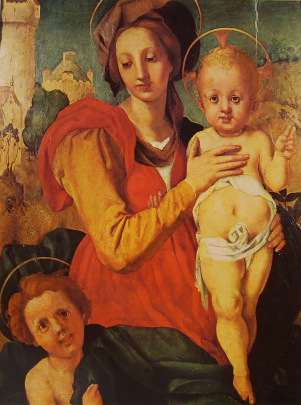 Pontormo: Madonna con il bambino e San Giovannino