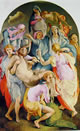 Decorazione della Cappella Capponi - La Deposizione, cm. 313 x 192, Santa Felicita, Firenze