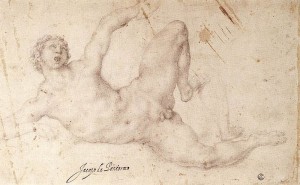 Pontormo: Giocatore sgambettante