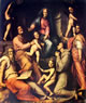 8 Pontormo - Pala Pucci - madonna con bambino e santi