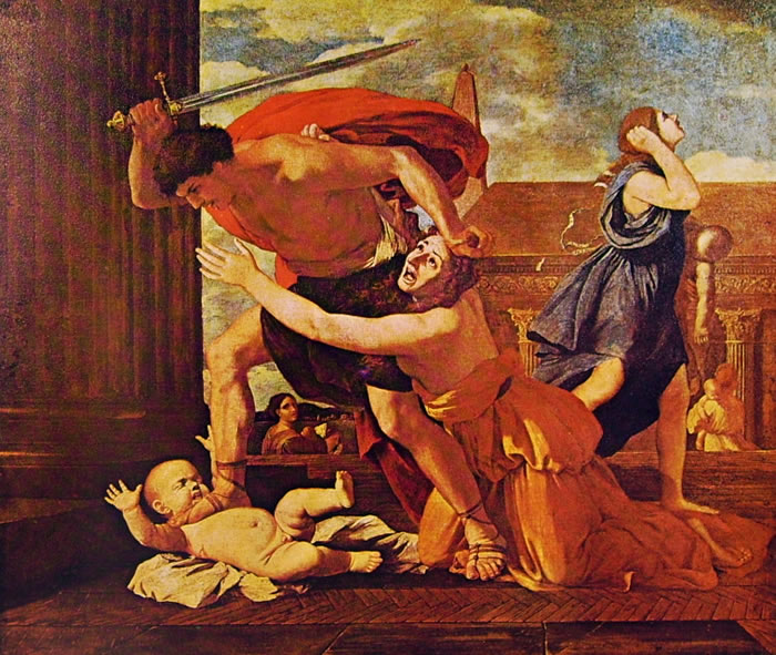 La strage degli innocenti di Nicolas Poussin