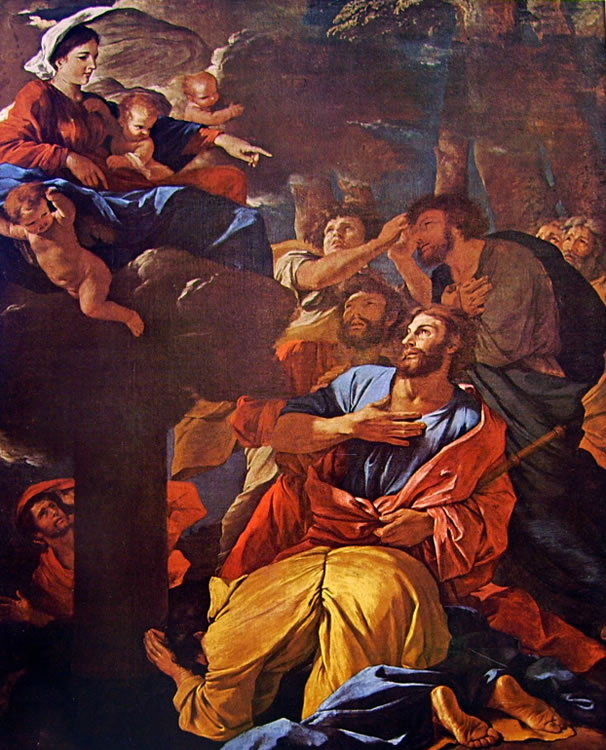 Nicolas Poussin: Apparizione della Vergine a San Giacomo