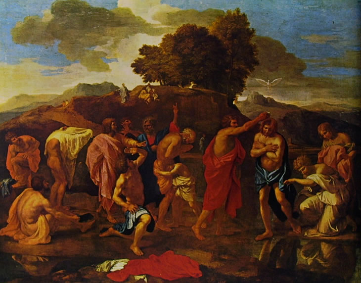 Nicolas Poussin: I sette sacramenti - Il Battesimo