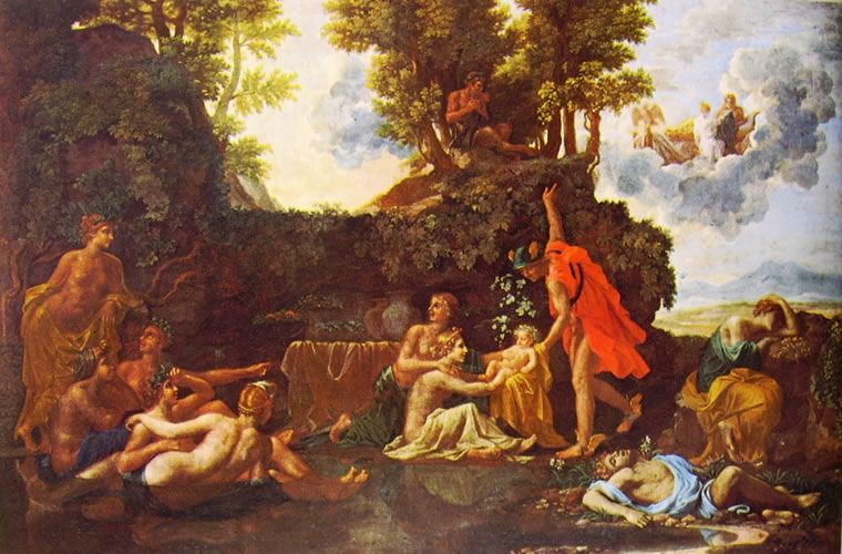 Nicolas Poussin: La nascita di Bacco