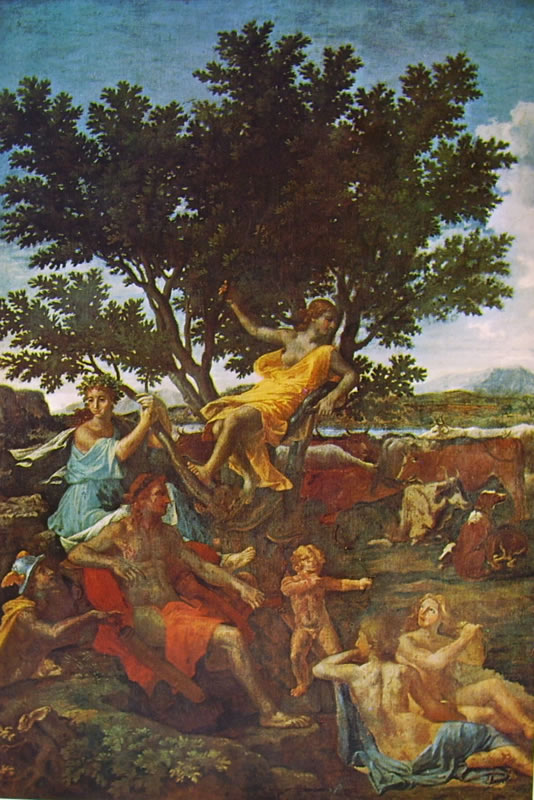 Apollo e Dafne di Nicolas Poussin