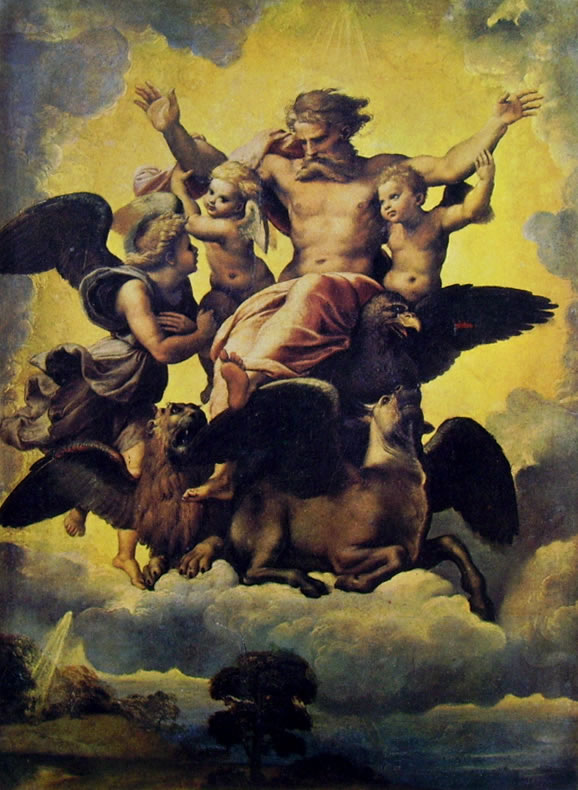 Raffaello Sanzio: Visione di Ezechiele