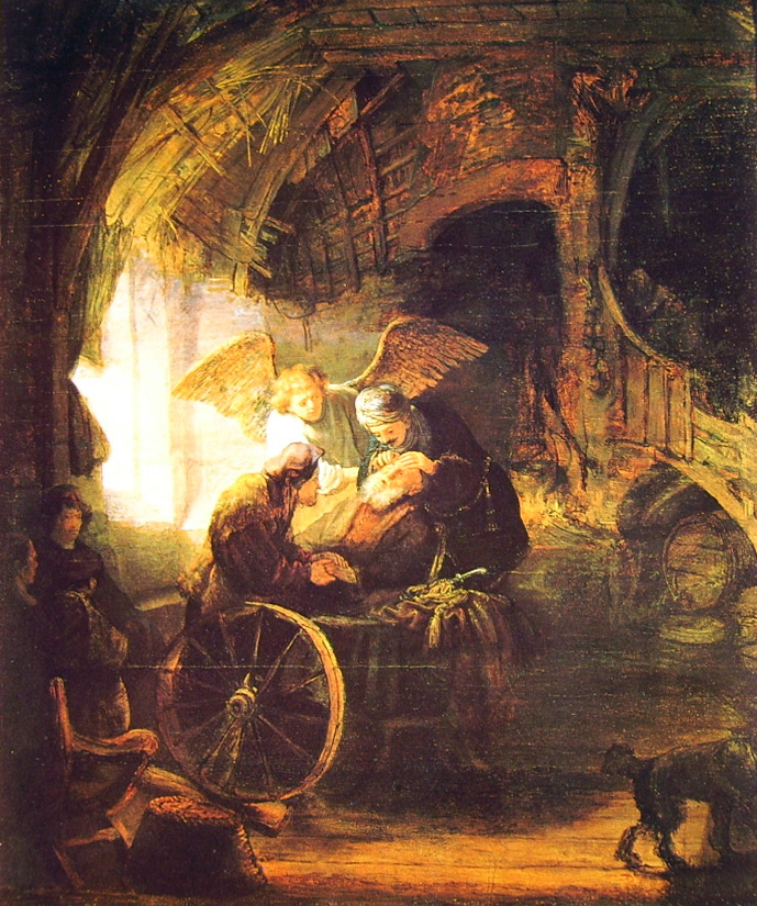 Rembrandt Harmenszoon Van Rijn: Tobia guarito dal figlio
