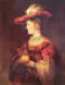 21 Rembrandt - ritratto di Saskia con cappello