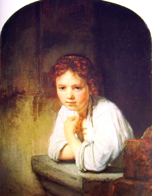 Rembrandt Harmenszoon Van Rijn: Fanciulla alla finestra