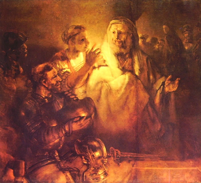 Rembrandt Harmenszoon Van Rijn: La negazione di Pietro