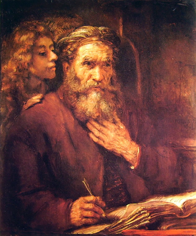 Rembrandt Harmenszoon Van Rijn: San Matteo e l'Angelo