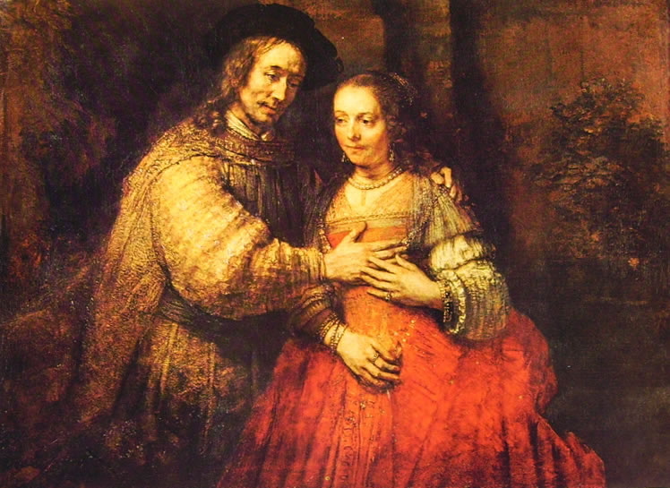 Rembrandt Harmenszoon Van Rijn: La sposa ebrea