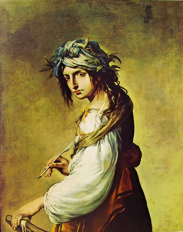Salvator Rosa:Ritratto di Lucrezia come Sibilla