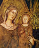 Simone Martini: Particolare della Maestà (palazzo Pubblico, Siena)
