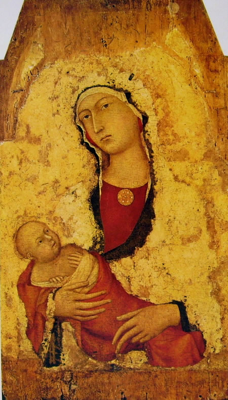 Simone Martini - Madonna col Bambino (Pinacoteca di Siena)
