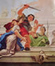 Opere del Tiepolo Il quadro mostra un particolare degli affreschi dell'arcivescovado
