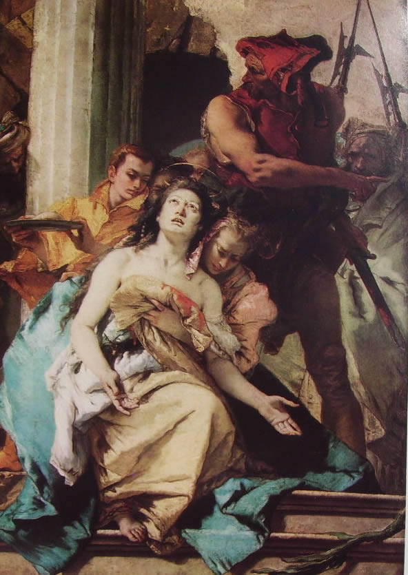 Il Tiepolo: Il martirio di Sant'Agata