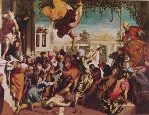 San Marco libera lo schiavo (Il miracolo di San Marco), cm. 415 x 541, Accademia di Venezia