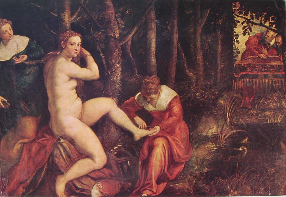 Il Tintoretto: Susanna e i vecchioni