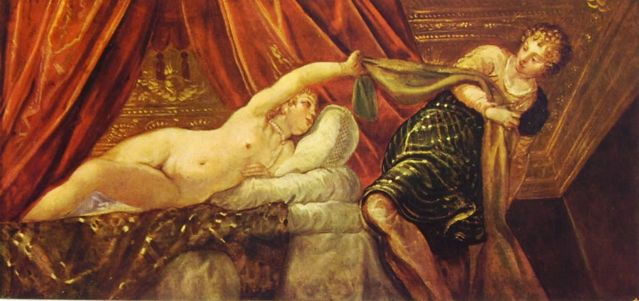 Il Tintoretto: Giuseppe e la moglie di Putifarre
