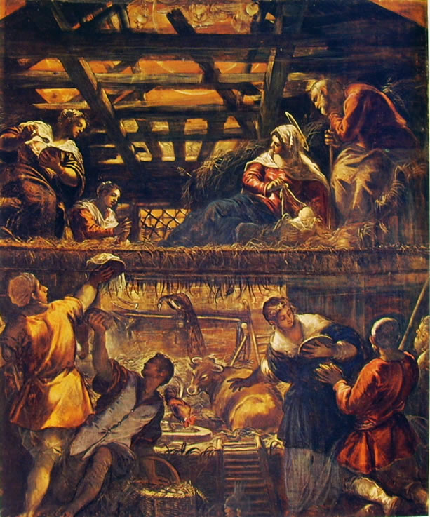 Il Tintoretto: L'adorazione dei pastori (Venezia)