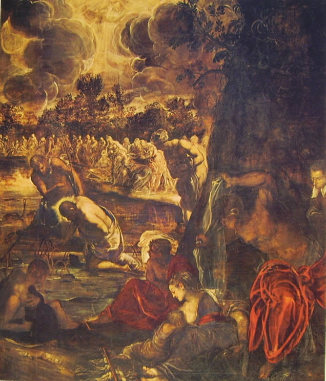 Il Tintoretto: Dipinti per la sala grande di San Rocco - Il Battesimo