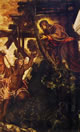 Dipinti per la sala grande di San Rocco, Tentazione di Cristo