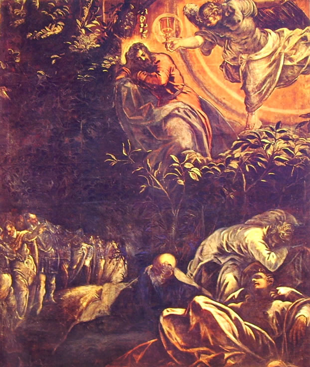 Il Tintoretto: Dipinti per la sala grande di San Rocco - L'orazione nell'orto