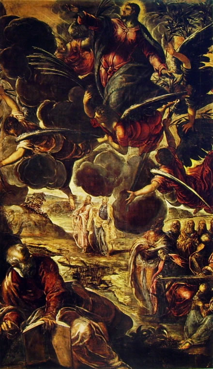 Il Tintoretto: Dipinti per la sala grande di San Rocco - l'Ascensione