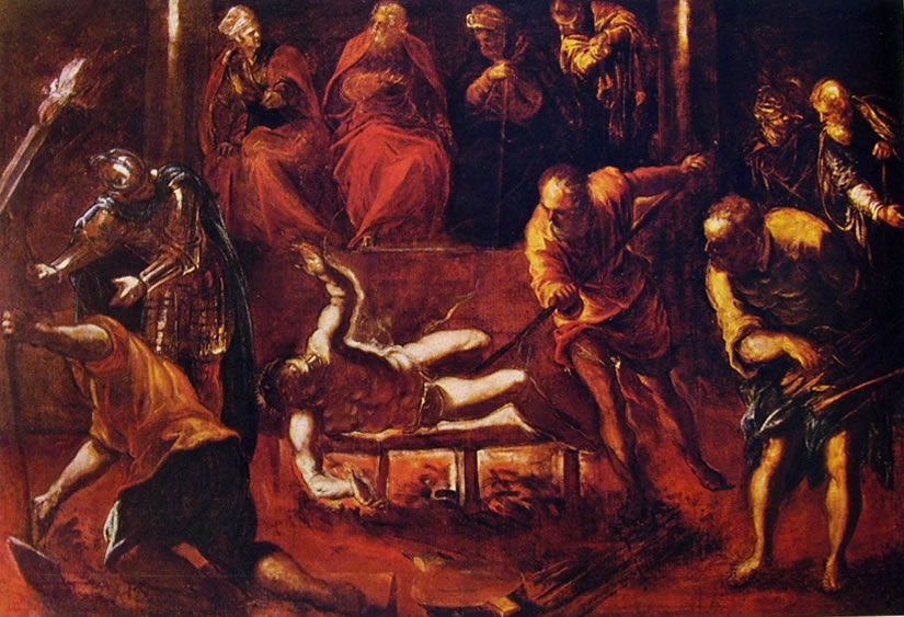 Il Tintoretto: Il martirio di San Lorenzo
