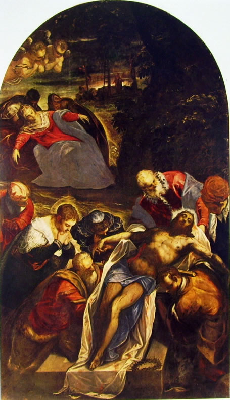 Il Tintoretto: La deposizione nel sepolcro (Chiesa di San Giorgio)