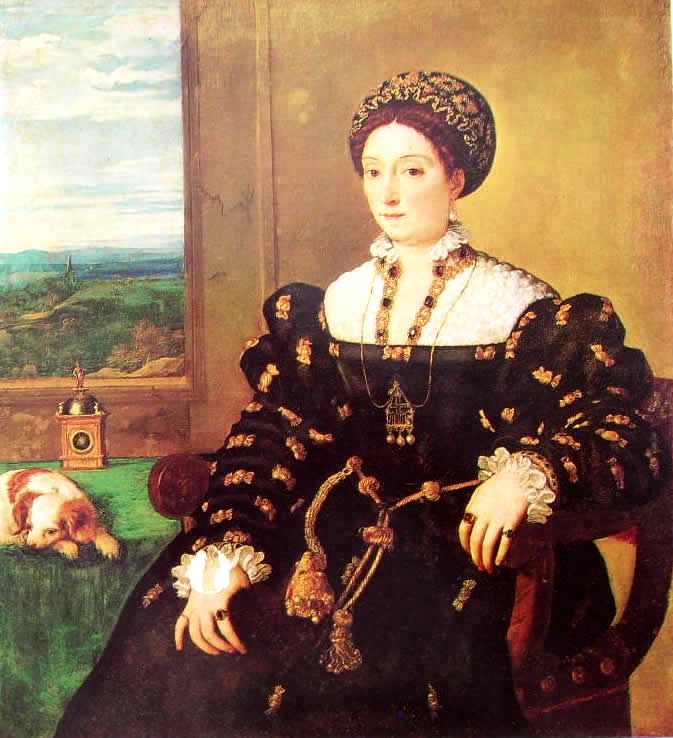 Tiziano: Ritratto di Eleonora Gonzaga