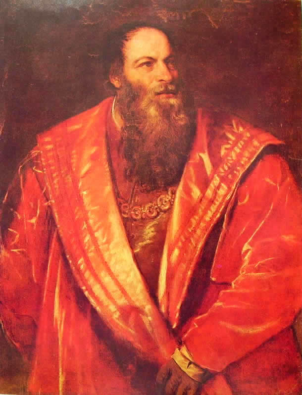 Tiziano: Ritratto di Pietro Aretino