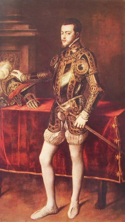 Tiziano: Ritratto di Filippo II